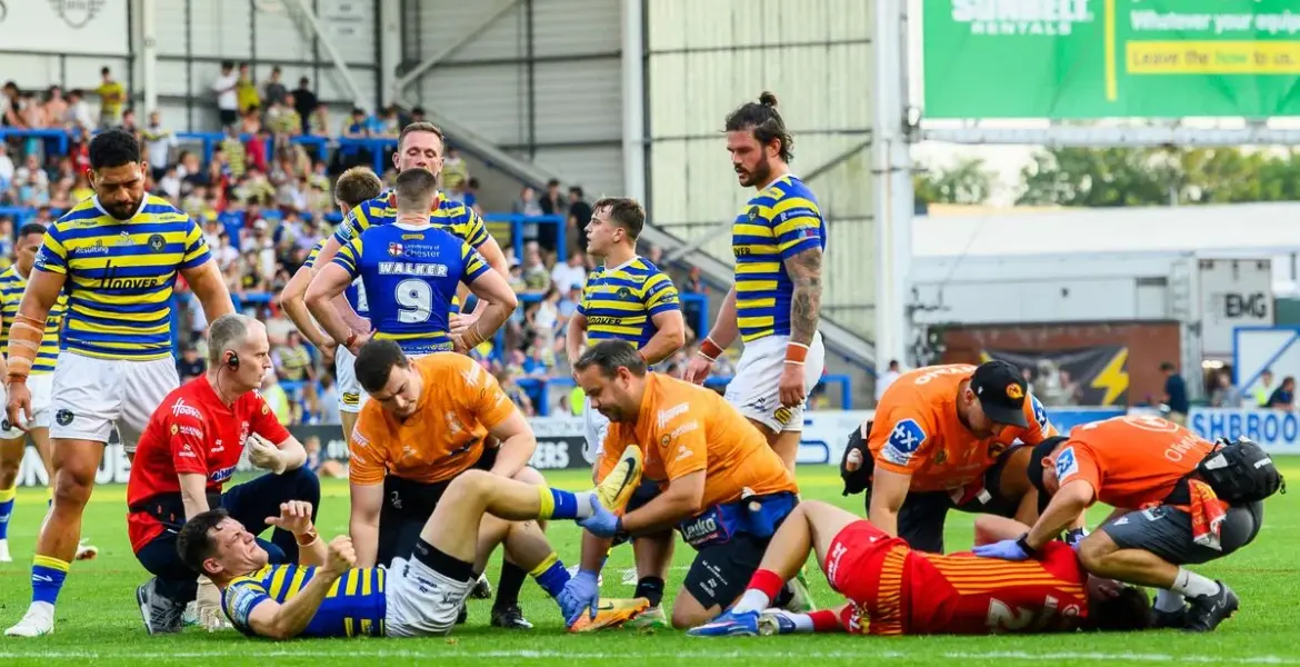 Highlights of the Super League match between Warrington Wolves and Catalans Dragons