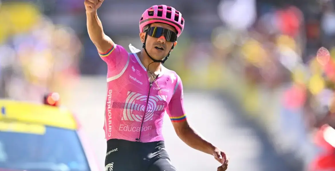 Pogacar set for Tour de France glory in shortened finale as Carapaz wins stage 20