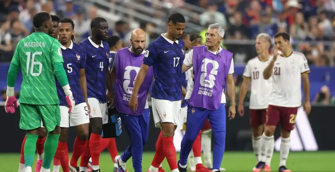 Saliba limps off as France World Cup hopes are ended by Spain