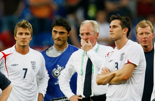 England suffered heartache in defeat by Portugal at the 2006 Wolrd Cup